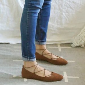 Lucky brand strappy flat